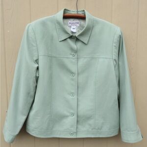 Pendleton Women's Sage Wool Jacket 14 USA made